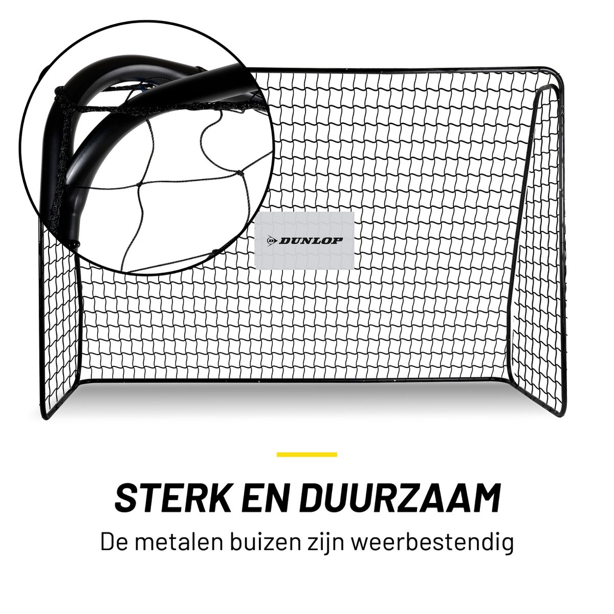 Voetbaldoel  Zwart