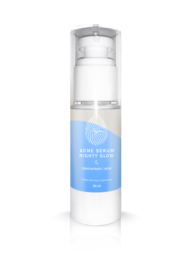 Acne-fighting serum with blue-tinted formula. Contains salicylic acid and other clarifying ingredients to help reduce blemishes and unclog pores.