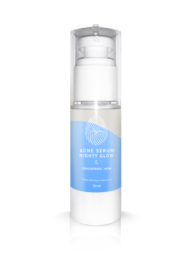 Acne-fighting serum with blue-tinted formula. Contains salicylic acid and other clarifying ingredients to help reduce blemishes and unclog pores.