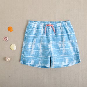 Jungen-Badeanzug mit elastischem Bund und verstellbarem Kordelzug F11-23202043