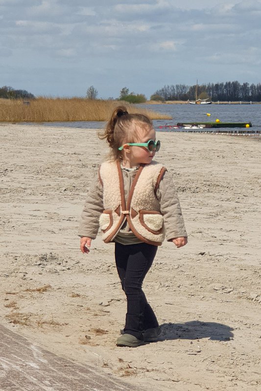 Children's sunglasses Lenny 3-7 years - size M - Green
