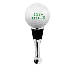 EDZARD flessenstop Golf (hoogte 11 cm) voor champagne, wijn en mousserende wijn, in de stijl van traditionele glaskunst, handgemaakt