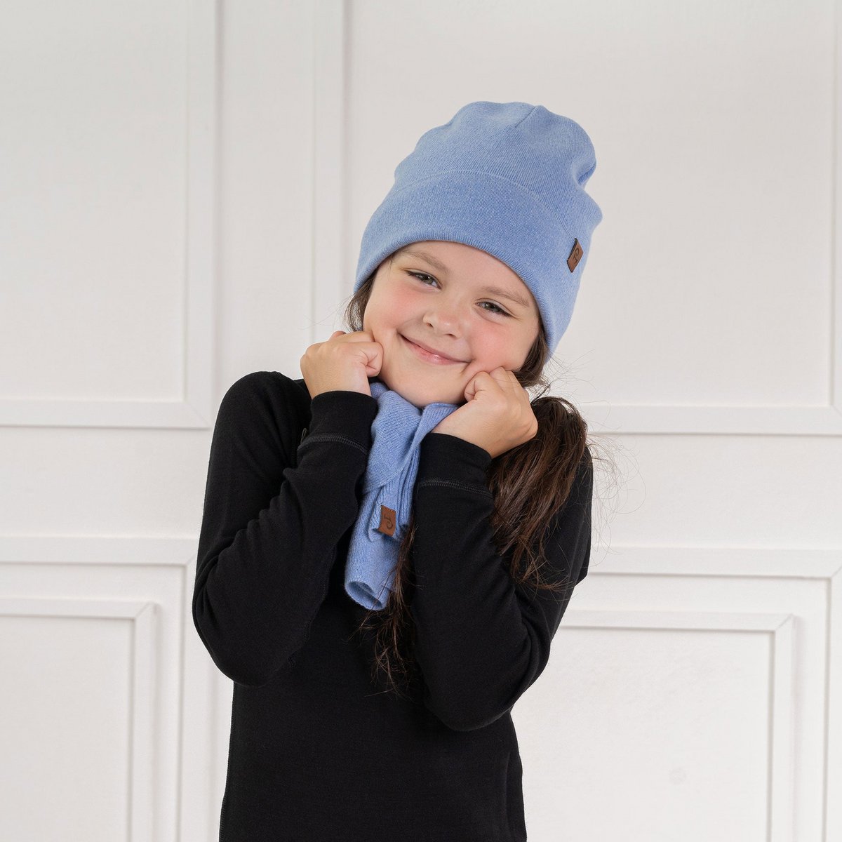Kids' Knit Scarf Merino & Cashmere