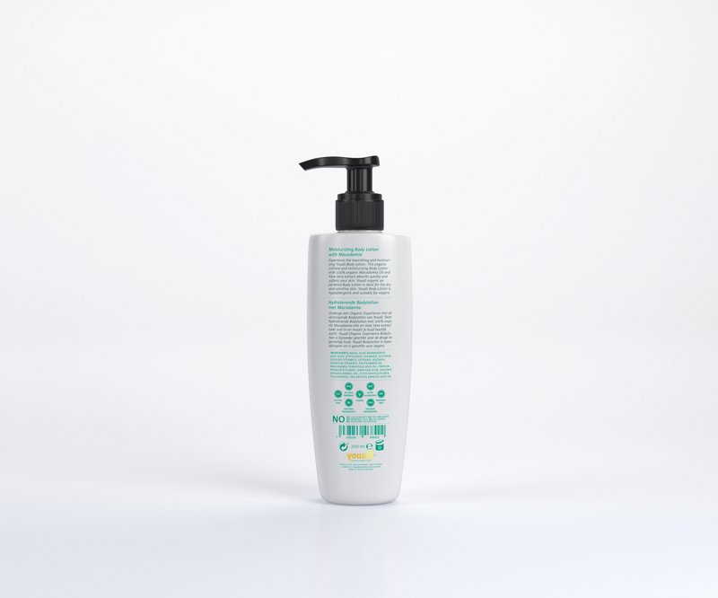 Bodylotion med økologisk macadamia