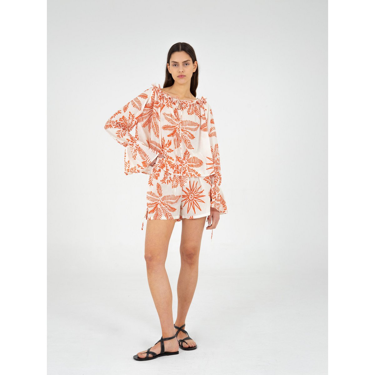 Top met Cyruspalmprint