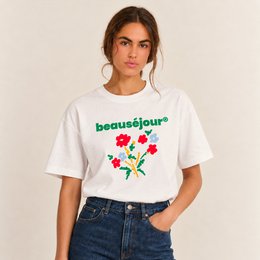 T-Shirt fleur.