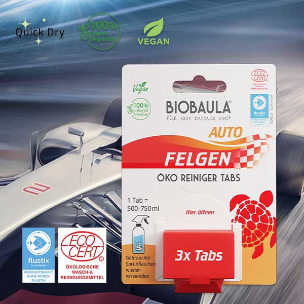 BIOBAULA Autofelgen-Reiniger Tabs