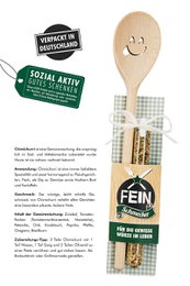Wooden spoon + spice mix VE 6