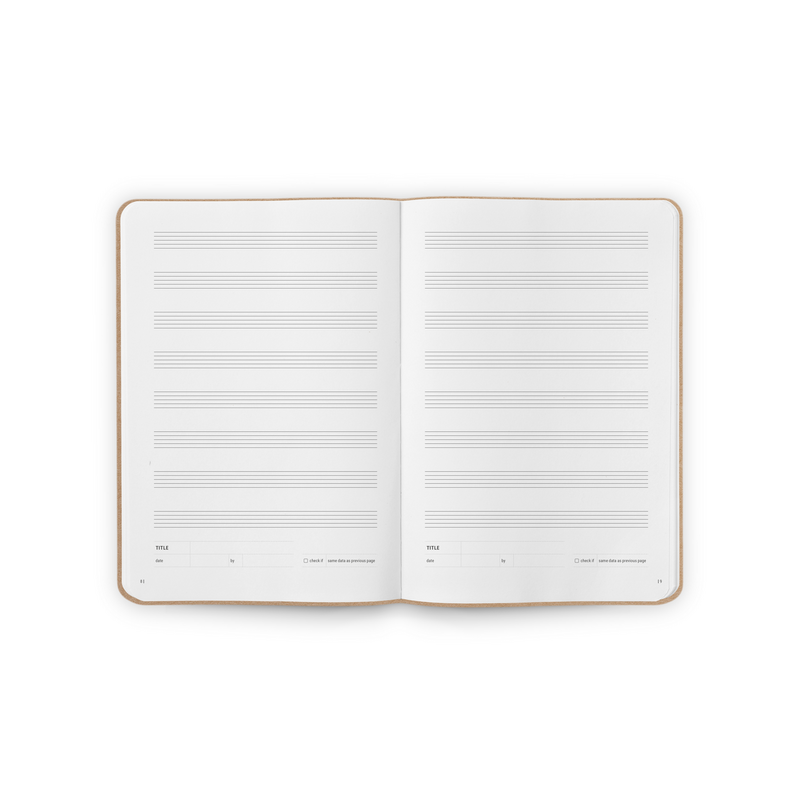 Notationspapir Notesbog
