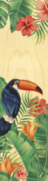 TOUCAN BIRDS WOODEN PAGE MARK