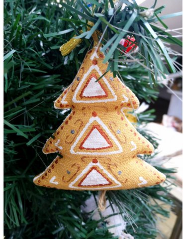 Gouden kerstboom