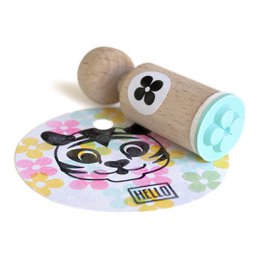 Einfacher Blumen-Mini-Stempel