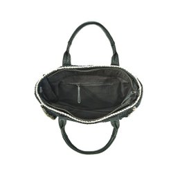 SEABREEZE SHOPPER raphia noir