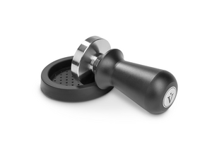 Tamper set pressure-regulating with contact pressure of approx. 14kg through an integrated spring