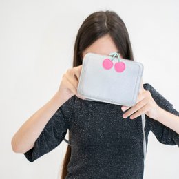 Shoulder bag - Cherry iridescent Cherry