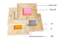 Tablett altholländisch Annette Farbe Orange 1