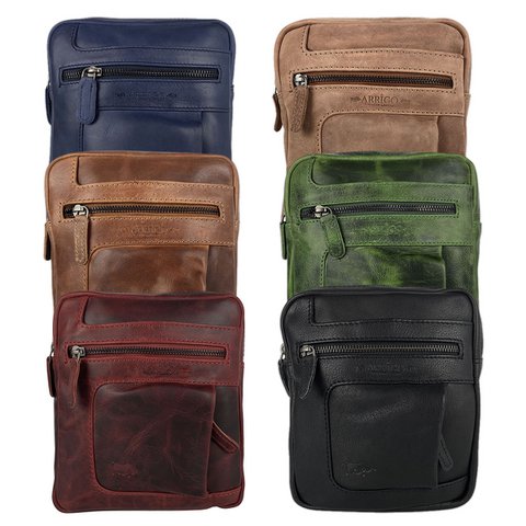 Shoulder Bag or Crossbody Bag In 6 Colors Smooth Leather With An Adjustable Shoulder Strap