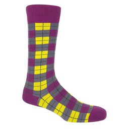Knee-length women's socks in a blush color with a vibrant floral pattern. Made of soft, comfortable material.