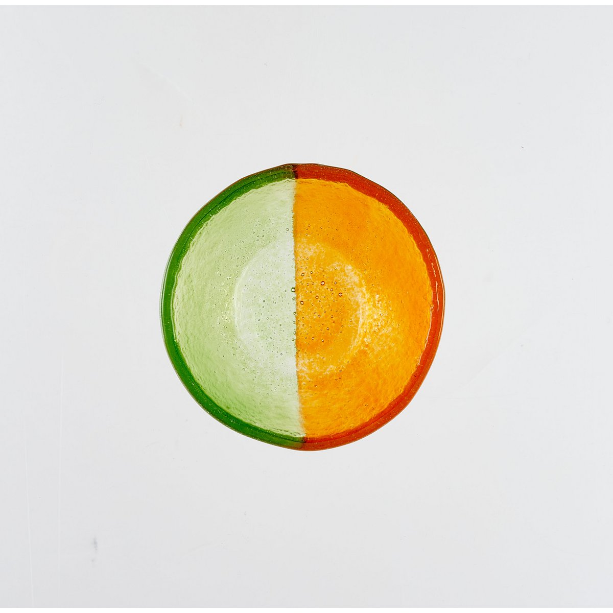 Artisano Bowl XS 9x4 Green & Orange