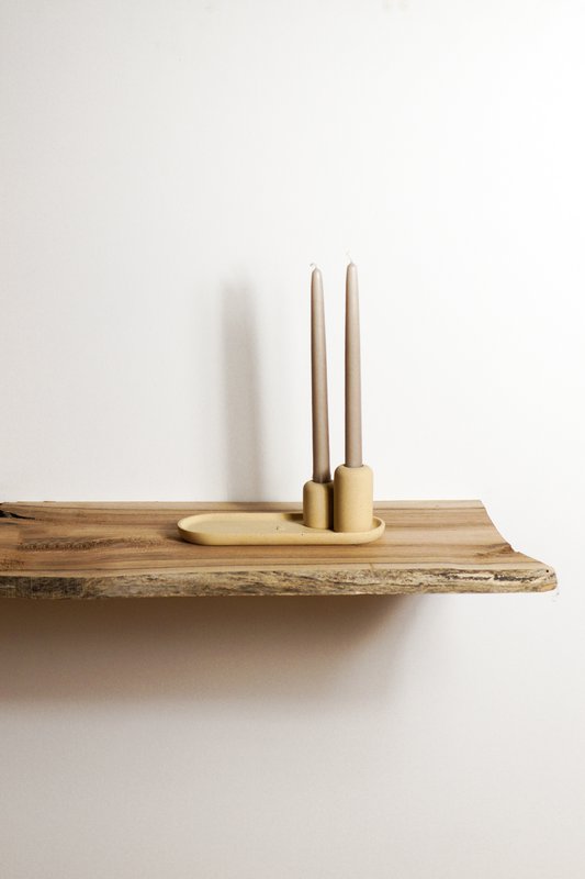 Beige tray