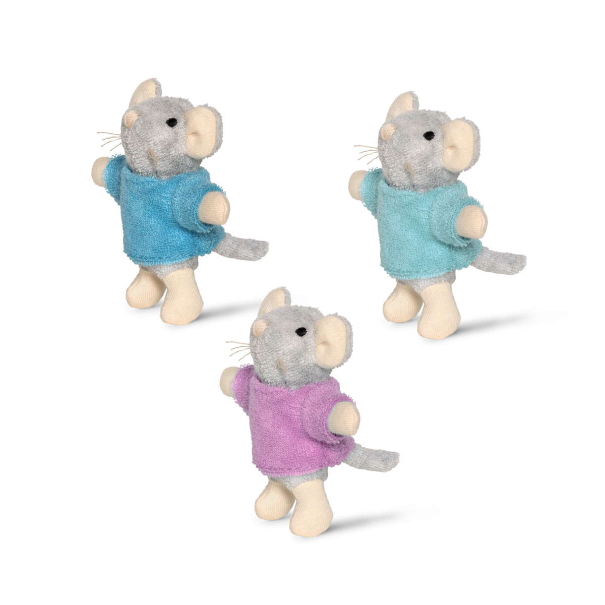 Cuddly Mice The Triplets (8cm) - The Mouse House