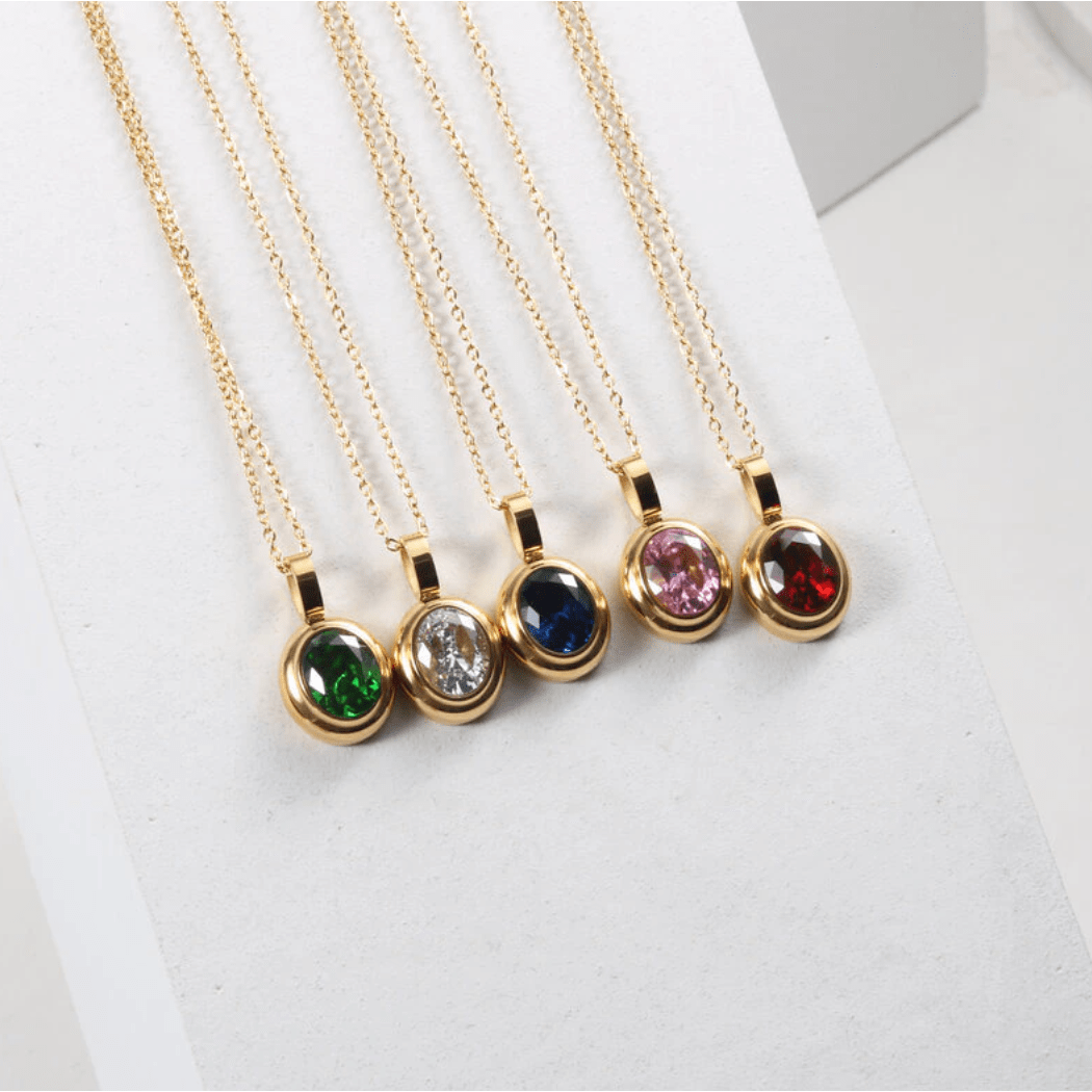 Atlas - Crystal Drop Pendant halskæder