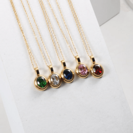 Atlas - Crystal Drop Pendant halskæder