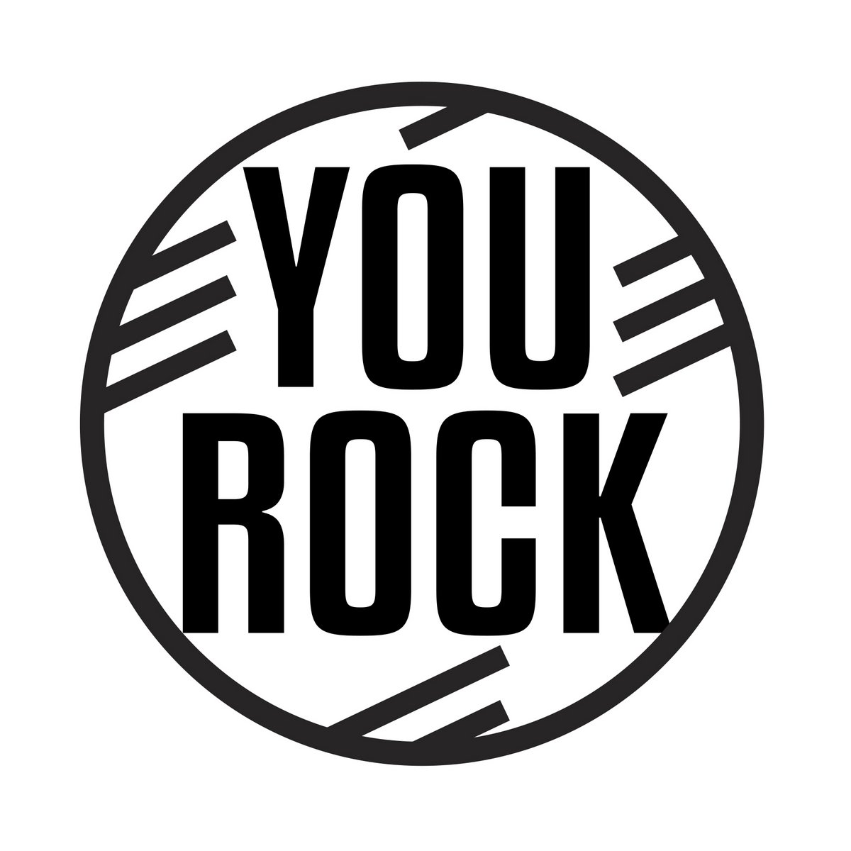 You Rock Wooden Rubber Stamp with Mint Colored Rubber - Perfect for Teachers, Students, and Rockstar Co-workers