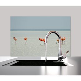 Splash guard - Flamingo at the Beach