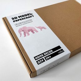 Słonie DIY Mama & Baby – Różowe