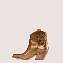 Bradley Nova Bronze Texan Ankle Boots