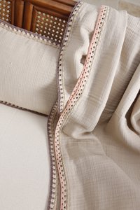 CROCHET GOTS certificate muslin blanket