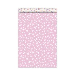 17x25cm roze/wit