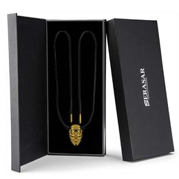 Leren ketting "Schedel"