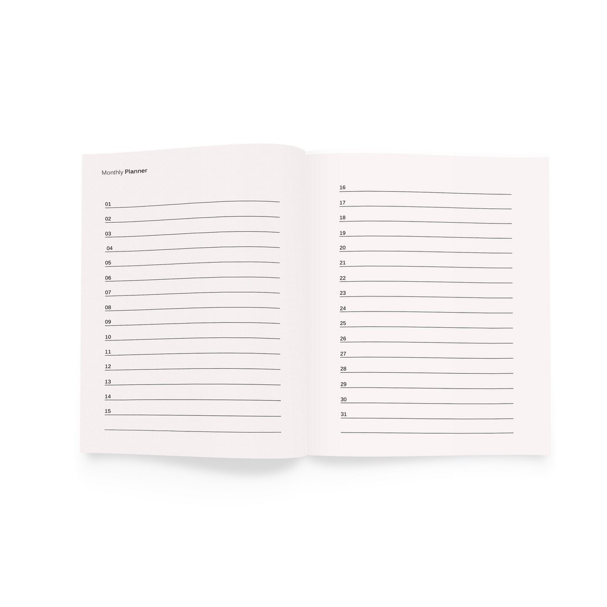 WEEKLY PLANNER Pocket | Tubes
