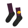 SPOOKY CAT Halloween socks with a black cat sitting in the moonlight