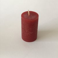 Rustikaler Stumpen 50 x 80 mm, 3.2 rot