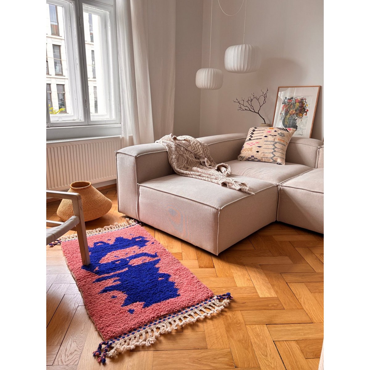 Berber carpet - Farah - 0.60 x 1.10m