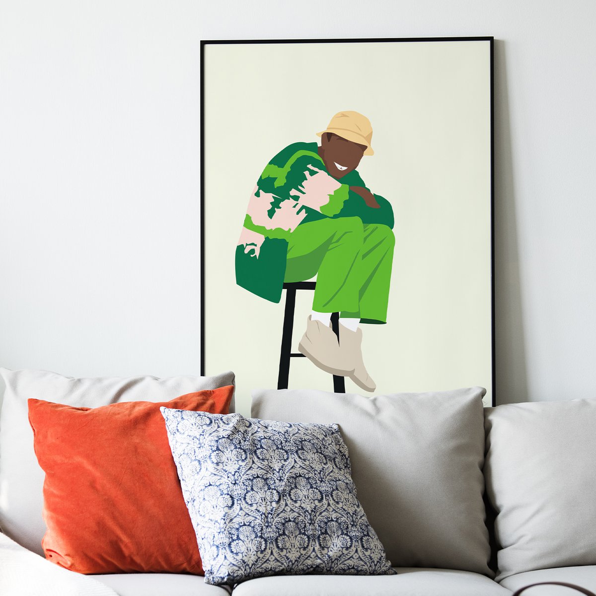 Poster "Tyler the Creator Smile" - A4 & 30x40cm - Art print