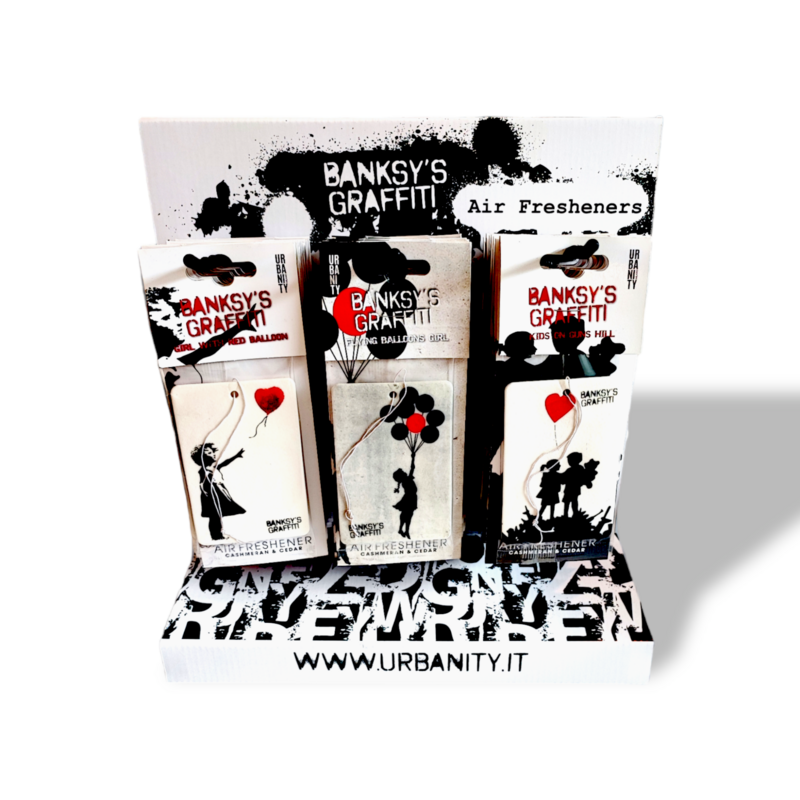Banksy Car Parfumes Bordplade Display - 36 stk