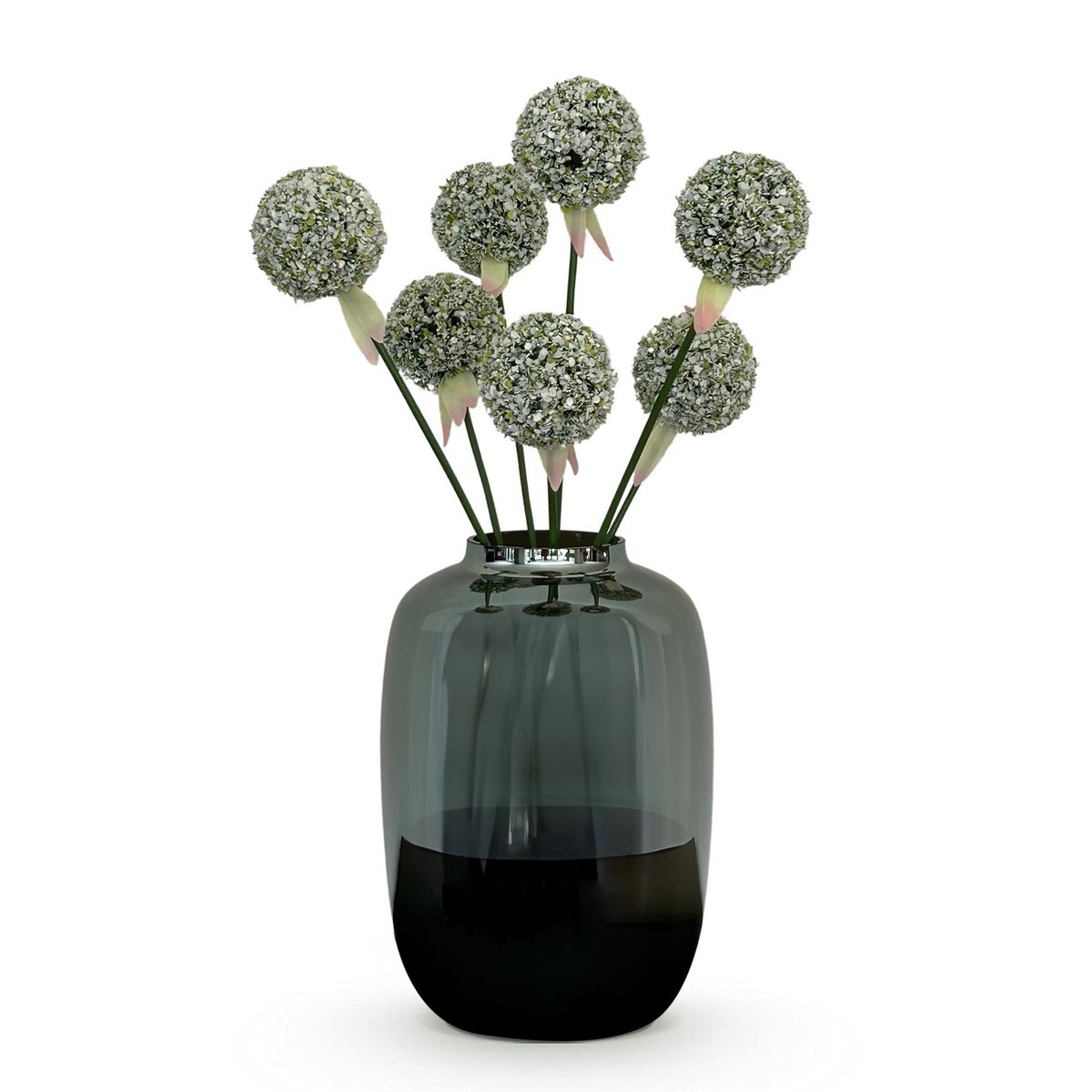 Kunstbloemen Solo - biały - kwiat czosnku - x 7 - 70 cm