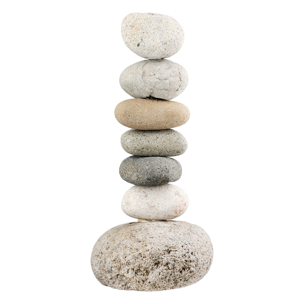 Candle candlestick gray; Natural colors H. 22.5 cm, VE 4