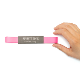 Geschenkband Neonpink, neon pinkes Schleifenband gut zu binden, 16mm x 5m Neon Ripsband zum Geschenke verpacken