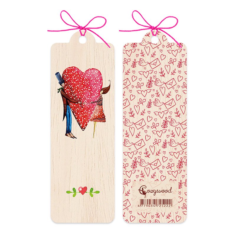 Wooden bookmark So good to have you