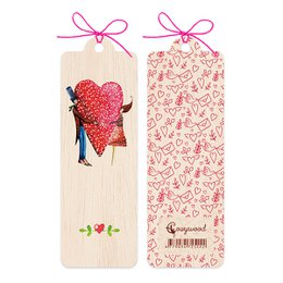 Wooden bookmark So good to have you