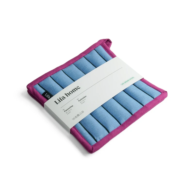 Set presine Vivid Blue Green - set di 2