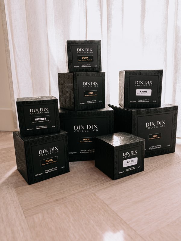 Vela perfumada de lujo y sostenible INTENSA - Negro - M