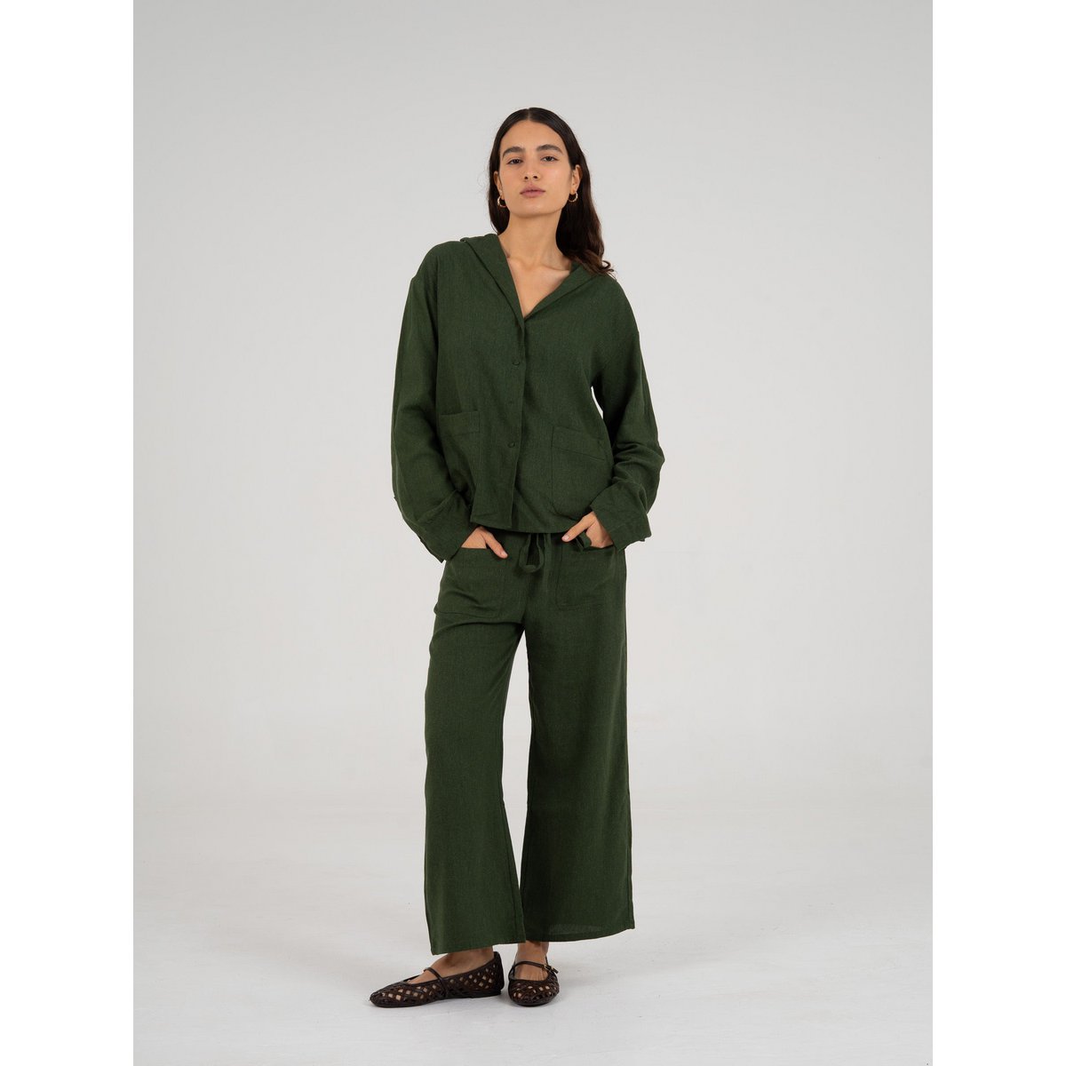 Grinch Green Linen Pants