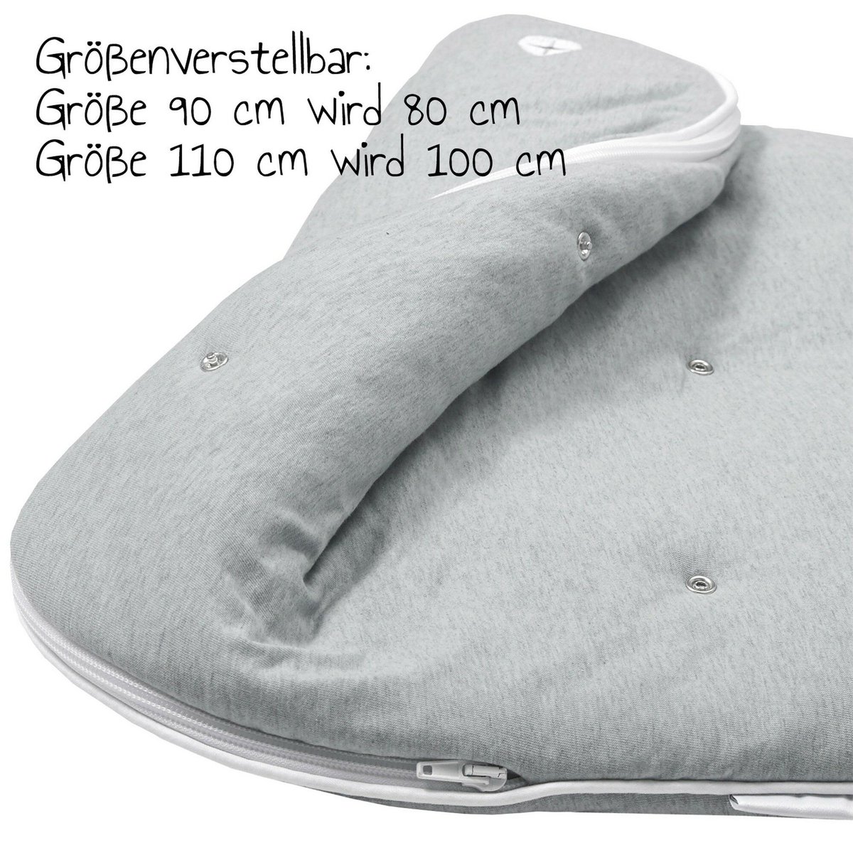 Grå babysovepose
