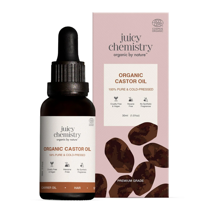 Organic Castor Cold Pressed Carrier Oil - 30ml